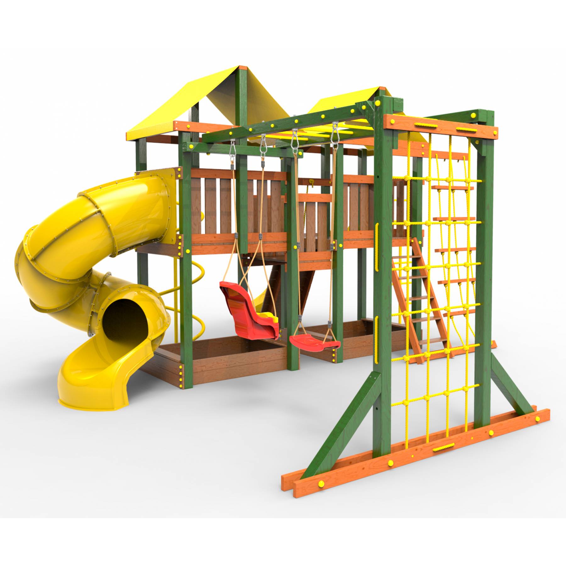 Детская площадка Пикник «Вега» Пацифик Light с винтовой трубой