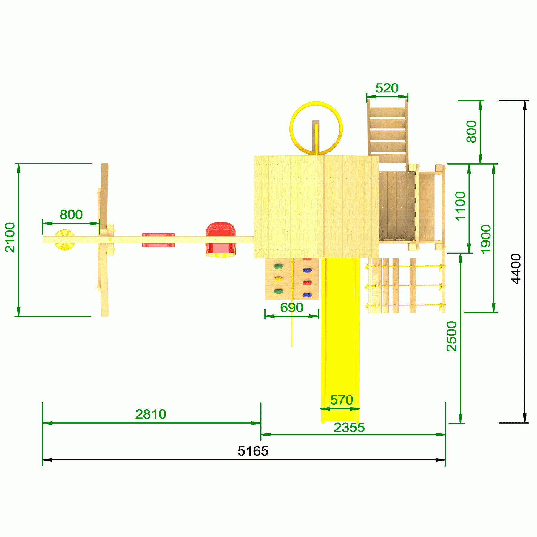 Детская площадка  Пикник «Стандарт Д» Макси Вираж