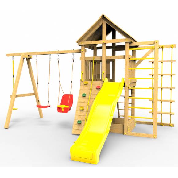 Детская площадка для дачи Пикник «Стандарт Д» с турником и шведской стенкой