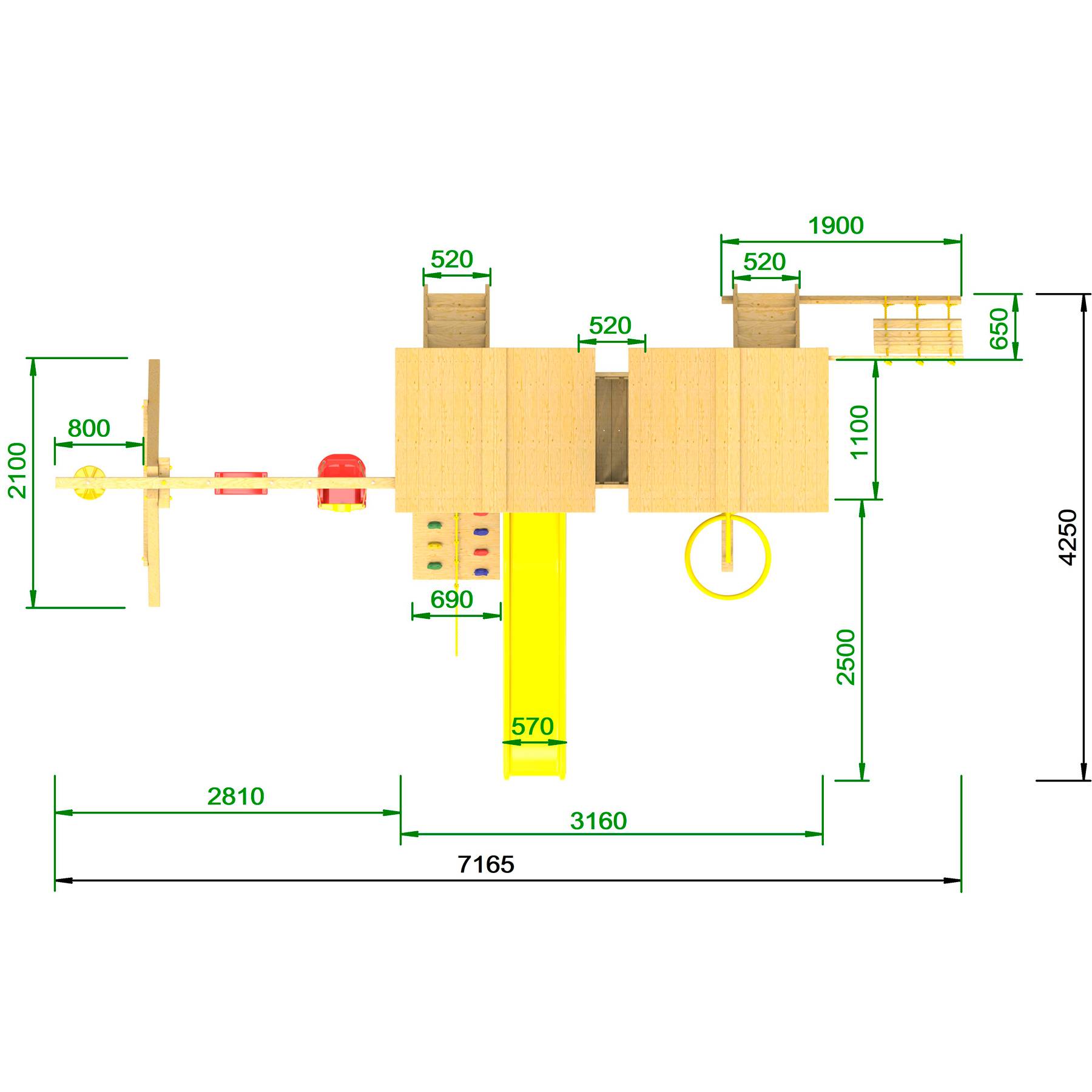 Детская площадка Пикник «Стандарт Д» Твин Вираж