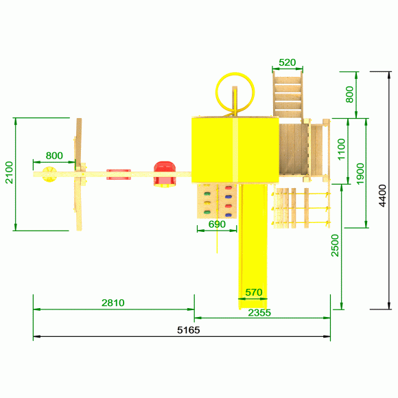 Детская площадка  Пикник «Стандарт» Макси Вираж