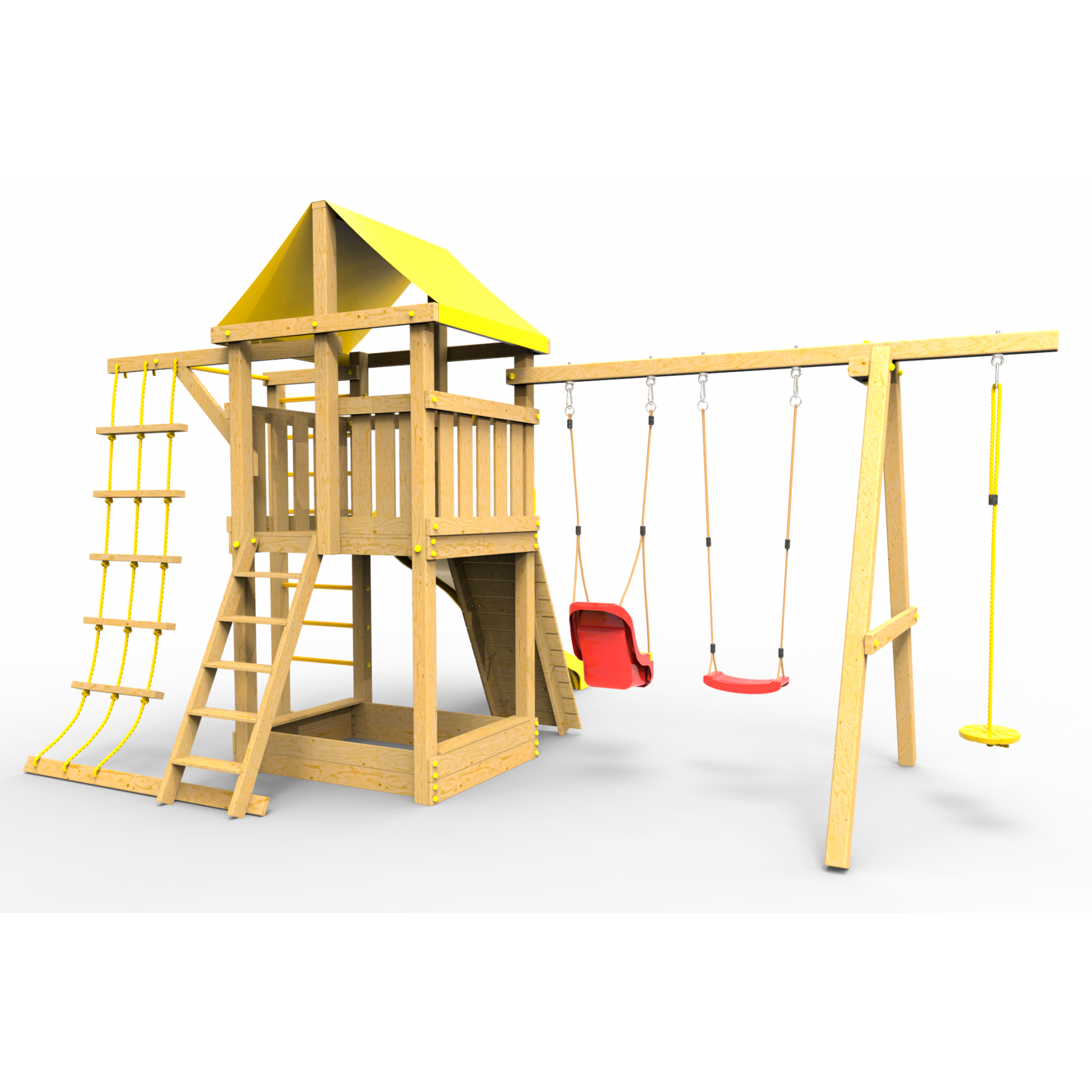 Детская площадка  Пикник «Стандарт» с турником и шведской стенкой