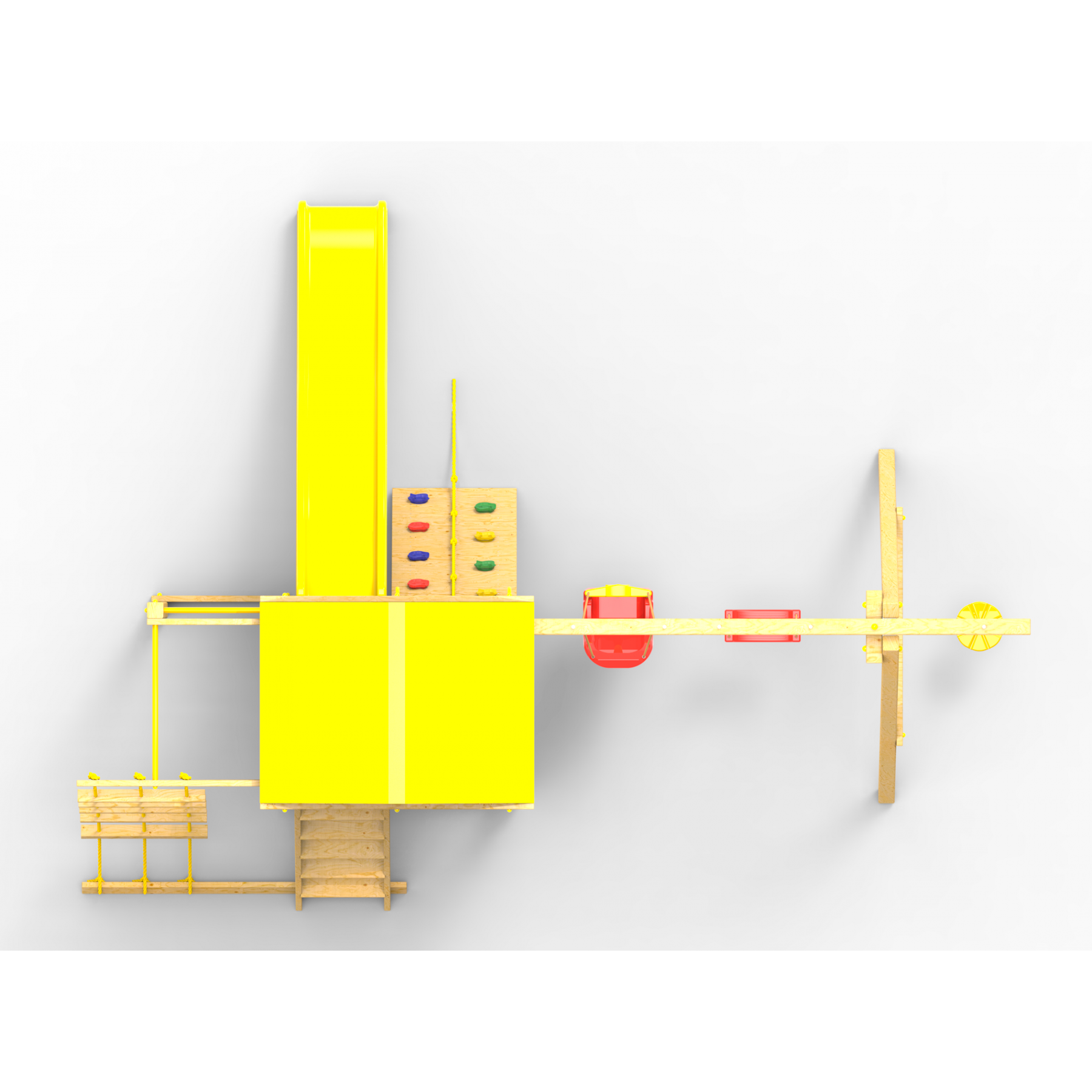 Детская площадка  Пикник «Стандарт» с турником и шведской стенкой