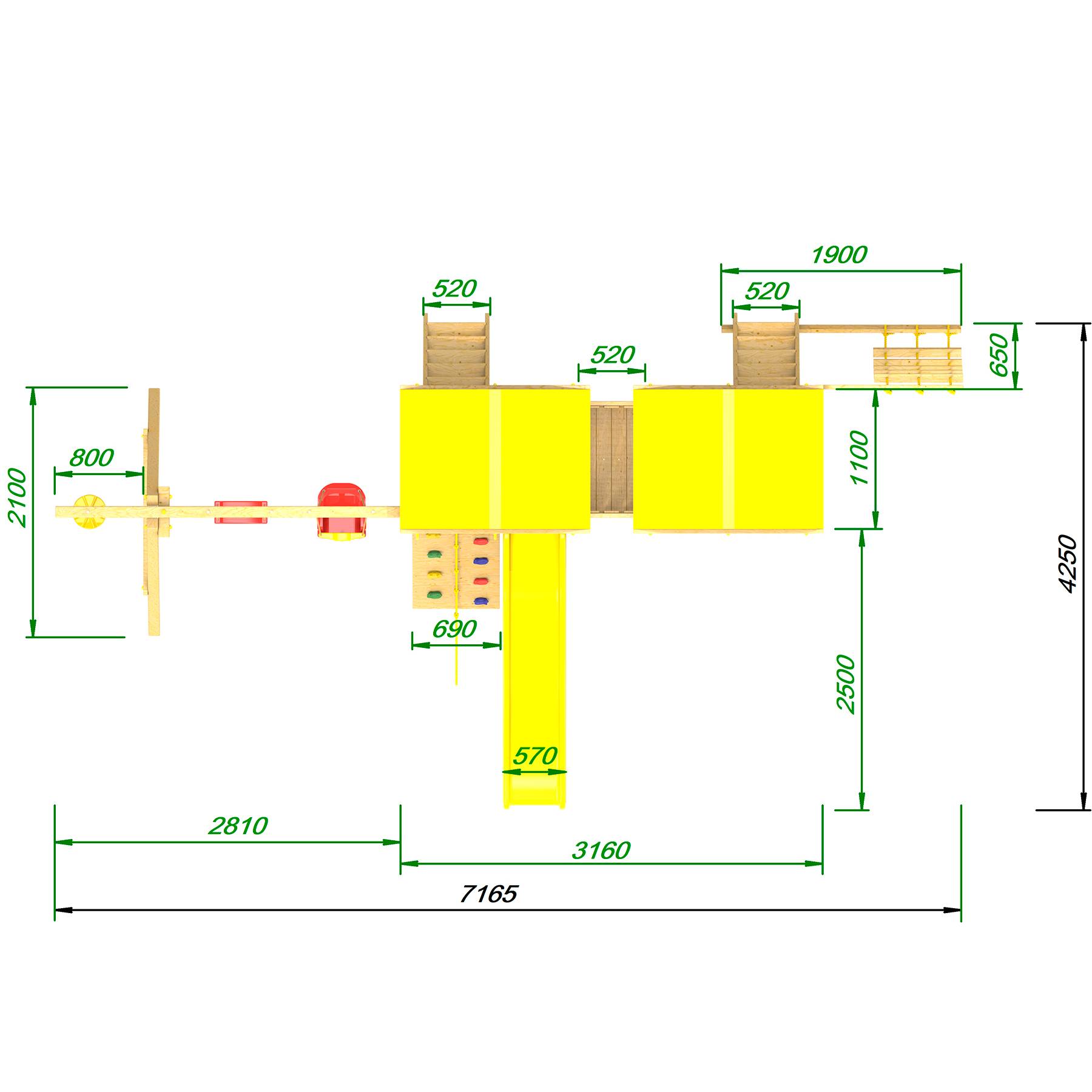 Детская площадка  Пикник «Стандарт Д» Твин
