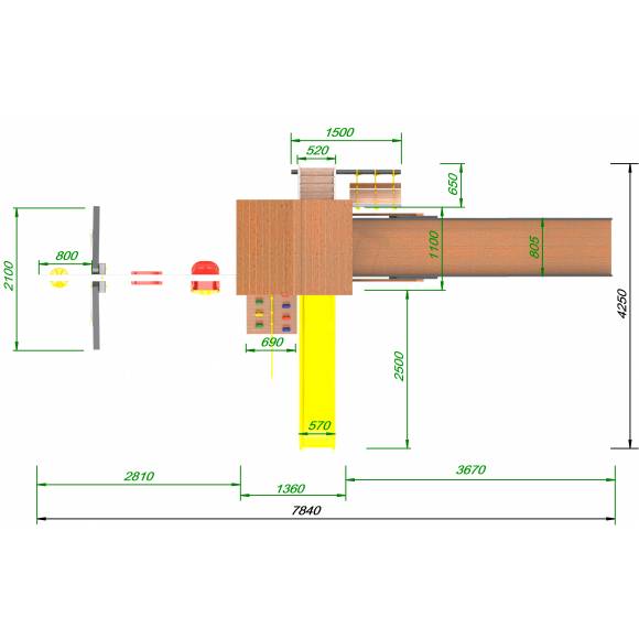 Пикник «Ультра» AllSeasons (заливная горка 4м)