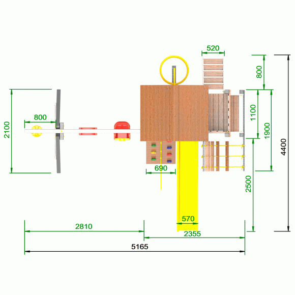 Детская площадка Пикник «Ультра» Макси Вираж
