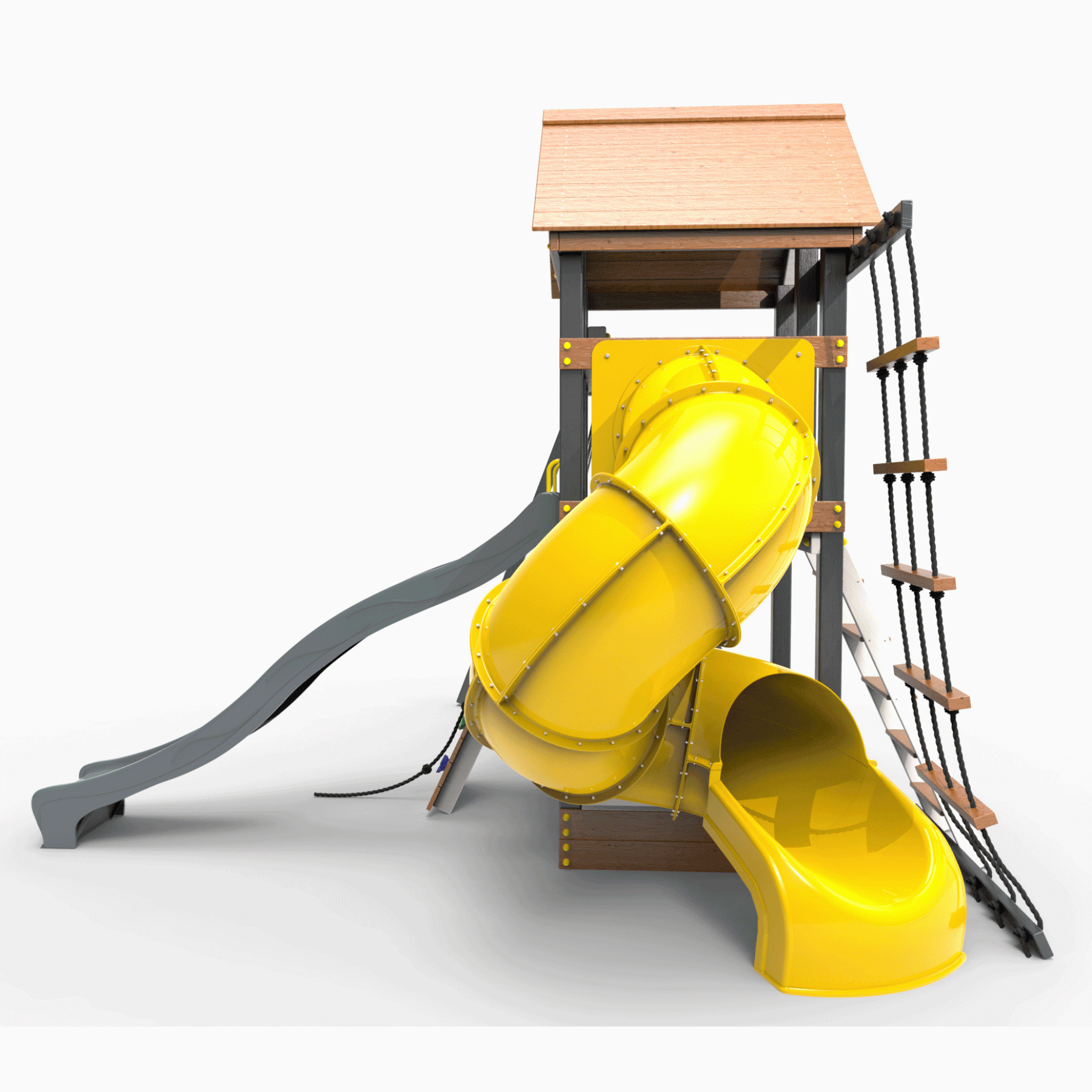 Детская площадка Пикник «Ультра А» с винтовой трубой 6.1