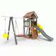 Детская площадка Пикник «Ультра А» с винтовой трубой 6.1