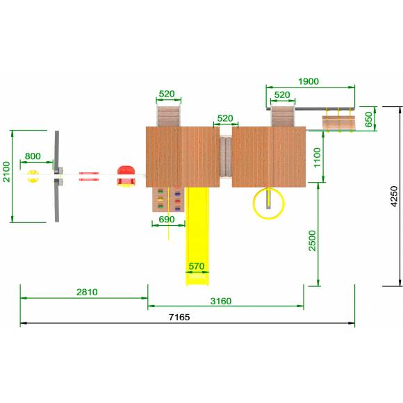 Детская площадка Пикник «Ультра» Твин Вираж