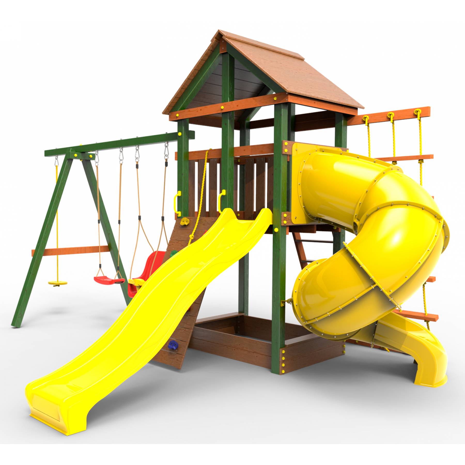 Детская площадка Пикник «Вега Д» с винтовой трубой