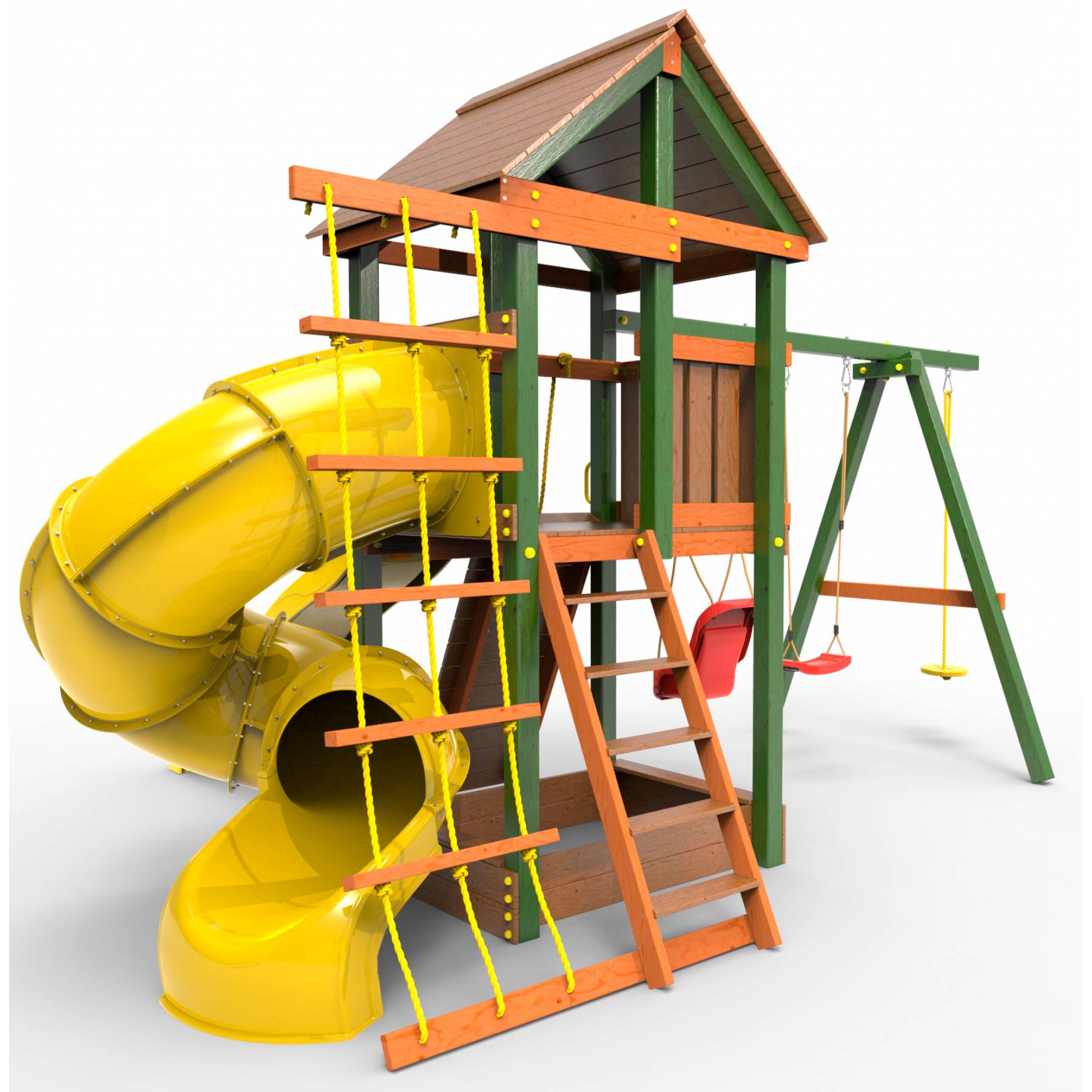 Детская площадка Пикник «Вега Д» с винтовой трубой