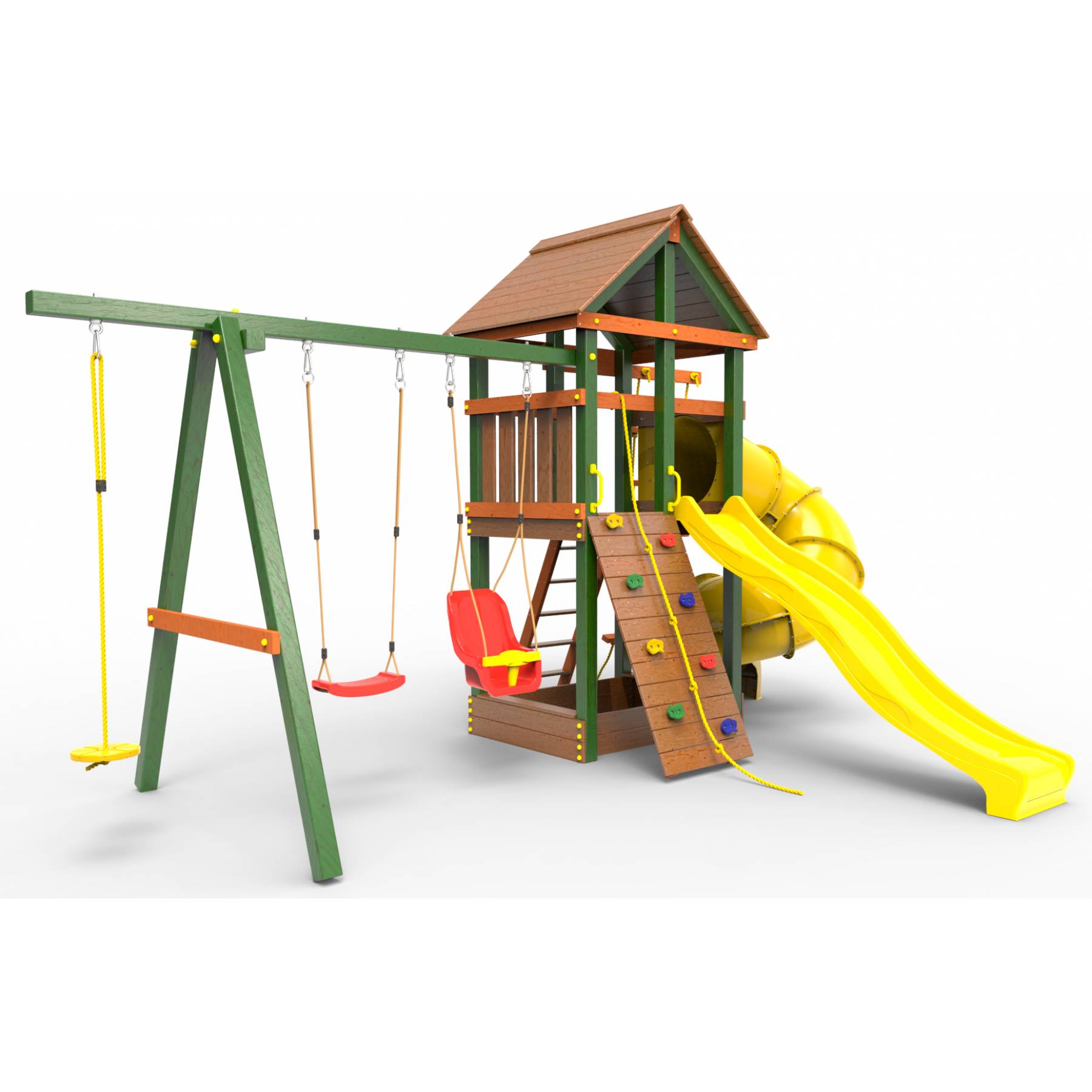 Детская площадка Пикник «Вега Д» с винтовой трубой