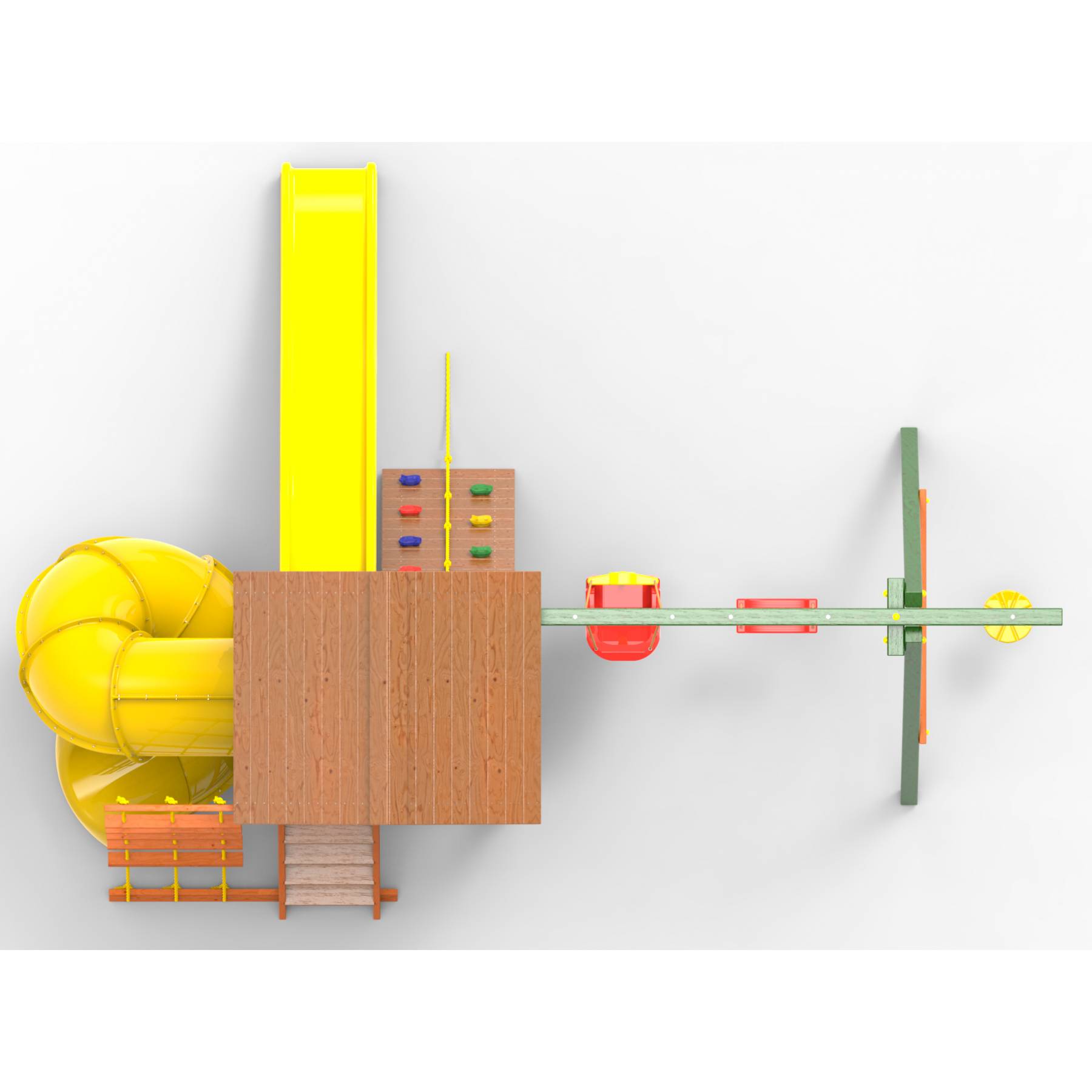 Детская площадка Пикник «Вега Д» с винтовой трубой