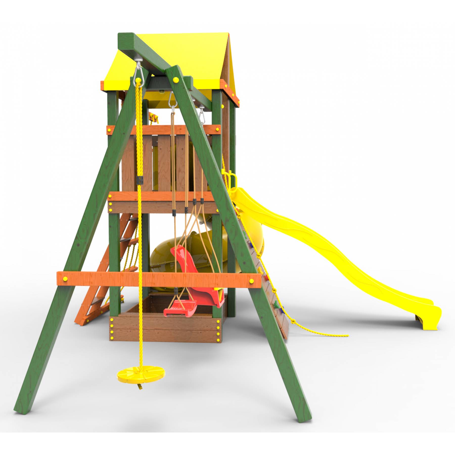 Детская площадка Пикник «Вега» с винтовой трубой