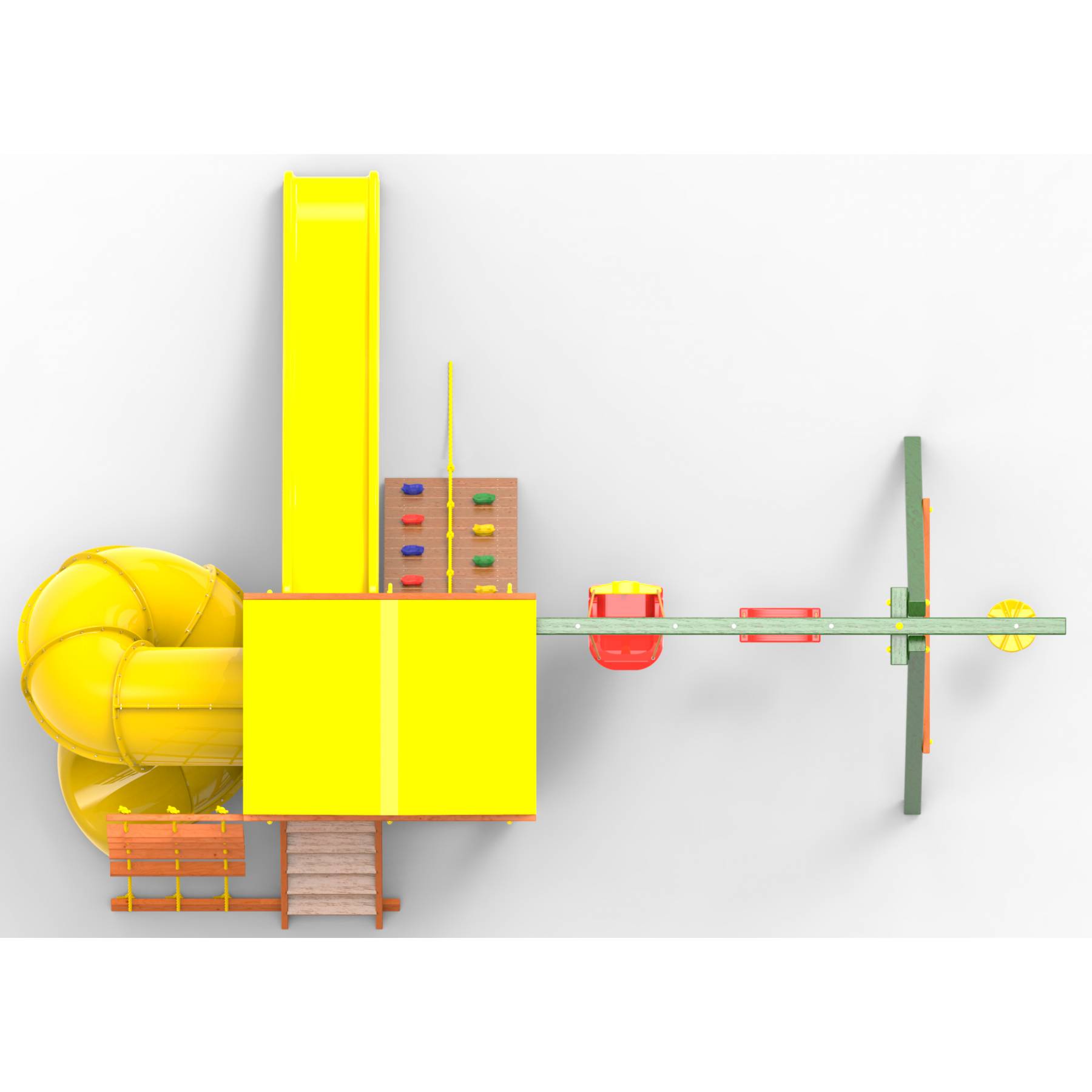 Детская площадка Пикник «Вега» с винтовой трубой