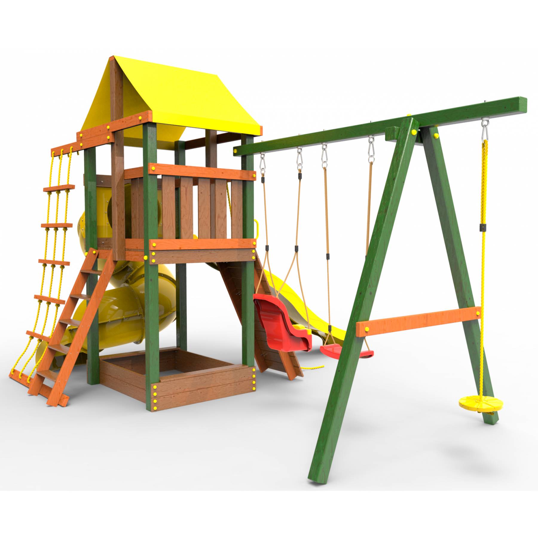Детская площадка Пикник «Вега» с винтовой трубой