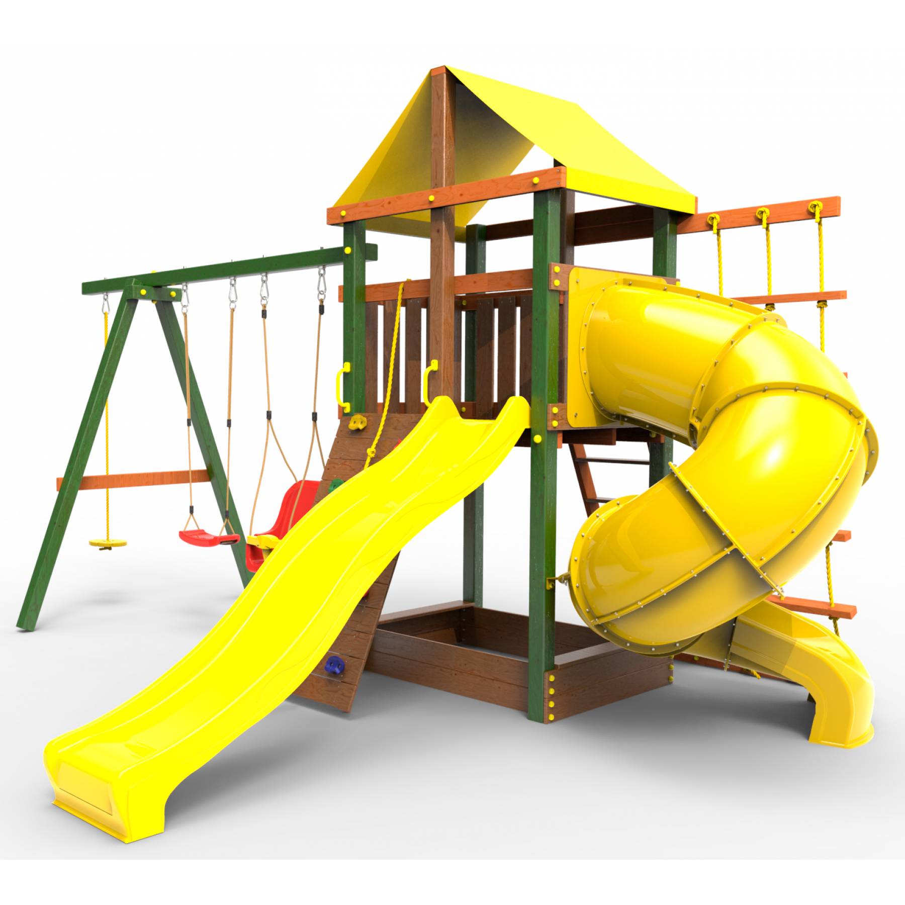 Детская площадка Пикник «Вега» с винтовой трубой