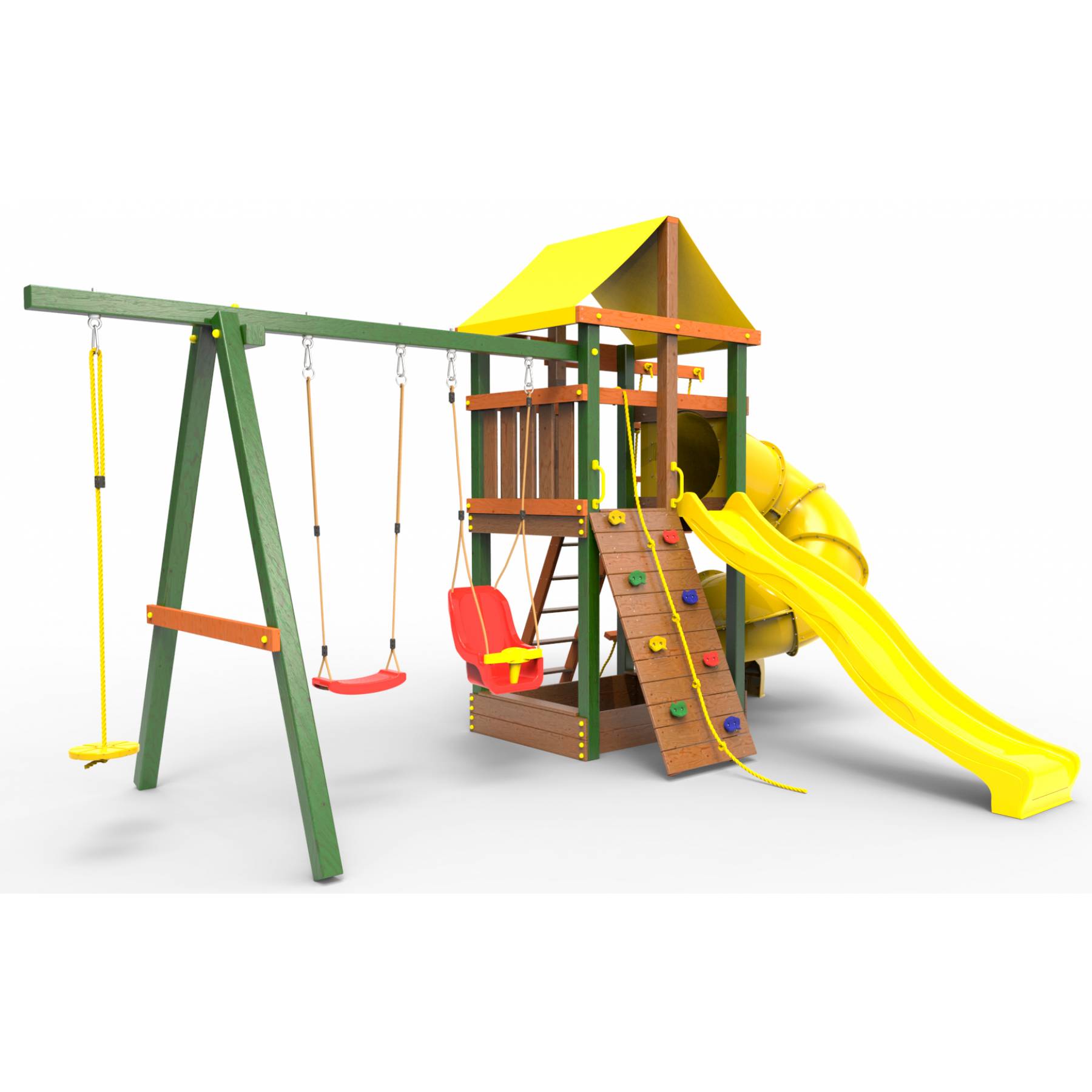 Детская площадка Пикник «Вега» с винтовой трубой