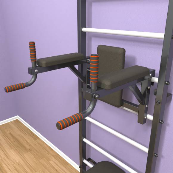 Шведская стенка «LittleSport» Graphite Pull-Up 3.0 белые ступени