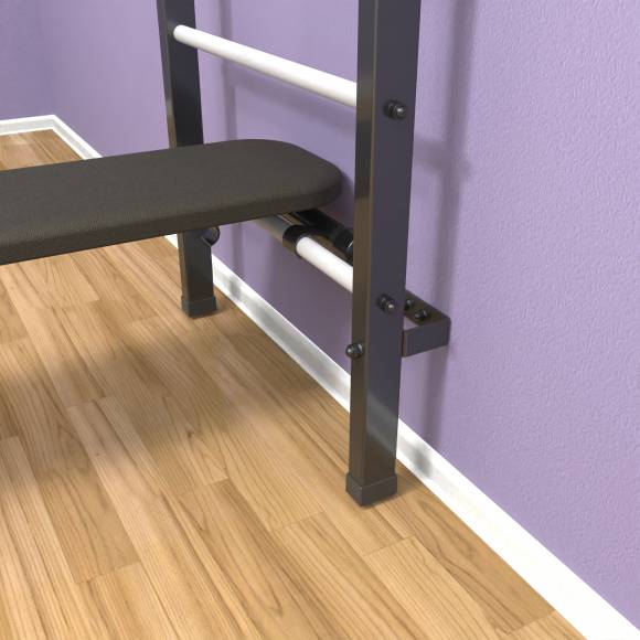 Шведская стенка «LittleSport» Graphite Pull-Up 3.0 белые ступени