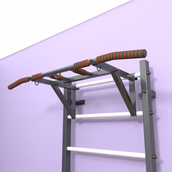 Шведская стенка «LittleSport» Graphite Pull-Up белые ступени