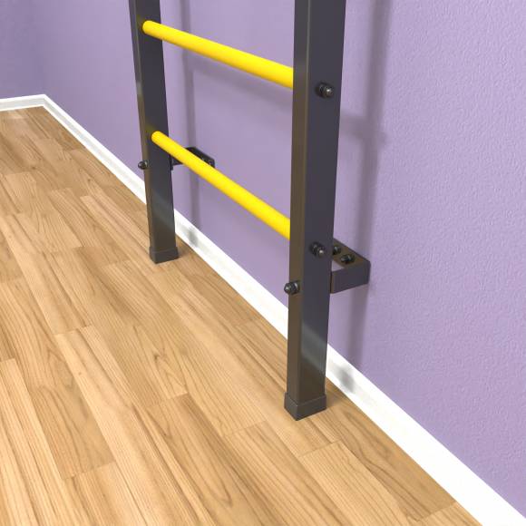 Шведская стенка «LittleSport» Graphite Pull-Up желтые ступени