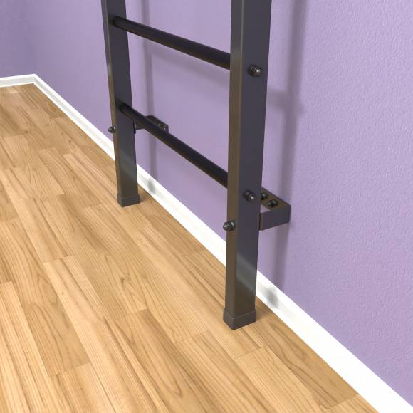 Шведская стенка «LittleSport» Graphite черные ступени