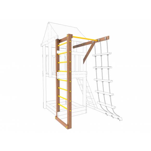 Шведская стенка с турником для ДИП Пикник