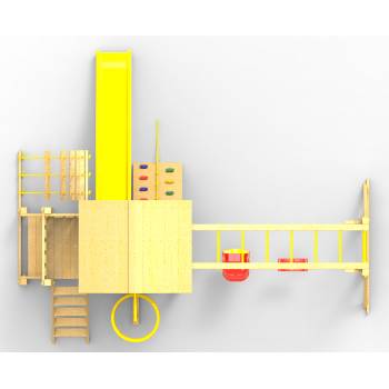 Детская площадка  Пикник «Стандарт Д» Макси с рукоходом Вираж