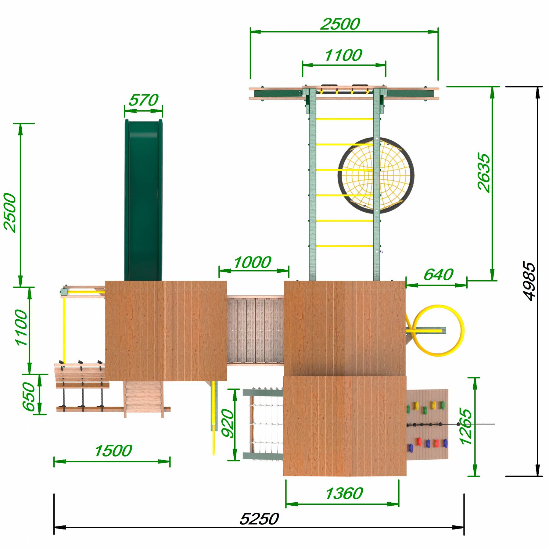 Детская площадка Пикник «Форест Д» Стэйдж 2