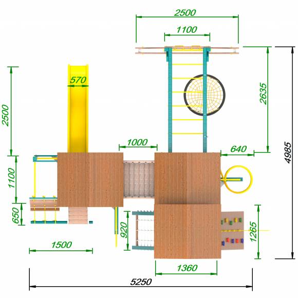Детская площадка Пикник «Лэйк Д» Стэйдж 2