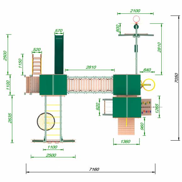 Детская площадка Пикник «Форест» Стэйдж К