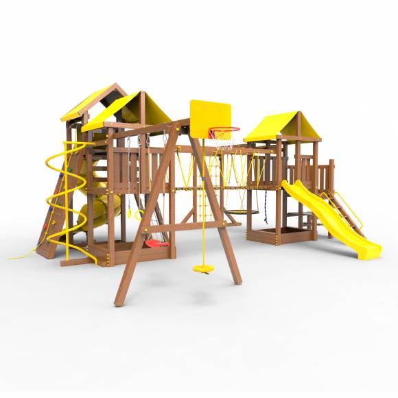 Детская площадка Пикник «Оптимус» Стэйдж К с винтовой трубой