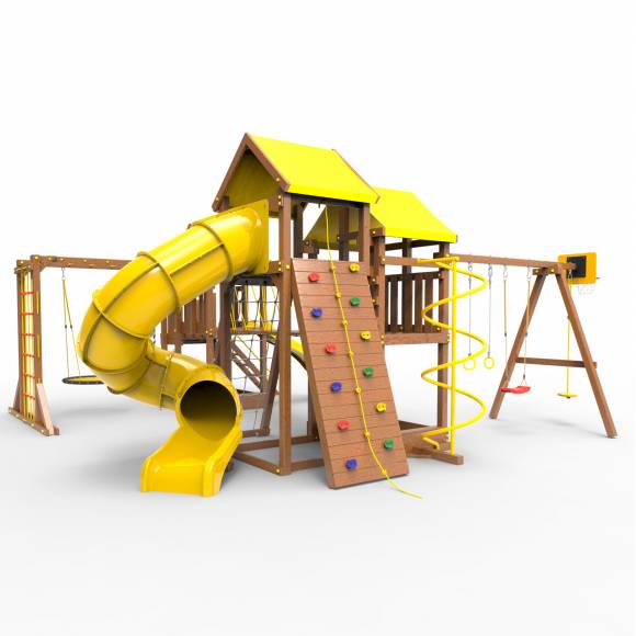 Детская площадка Пикник «Оптимус» Стэйдж К с винтовой трубой