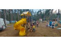 Пикник «Элит» с винтовой трубой (синий)